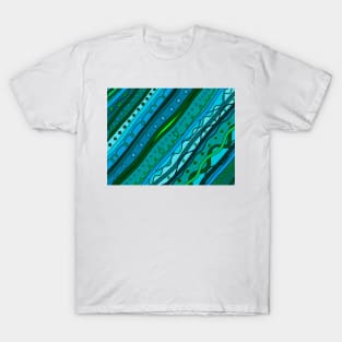 Celebration in Blues and Greens T-Shirt